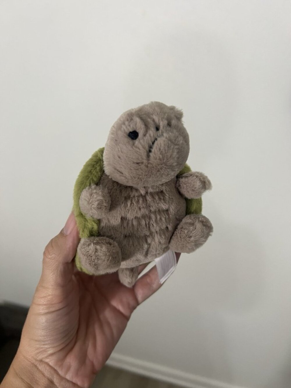 Jellycat Timmy Turtle Bag Charm – Cute Soft Plush Keychain Toy Accessory – NWT